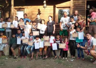 Workcamp in Kurdistan with refugees