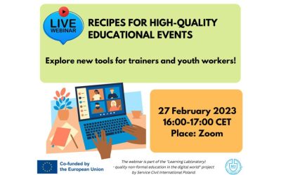 Discover our recipes for high-quality educational events!