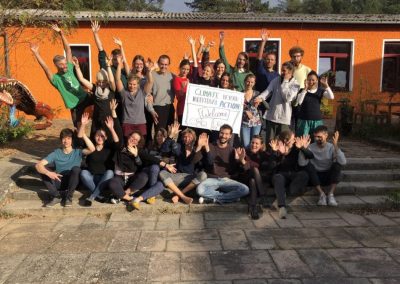 Marija and Diellina about the climate change in Kagel, Germany