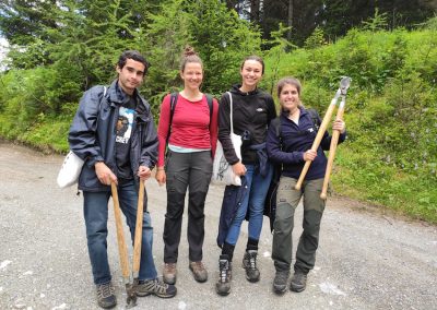 Workcamp for the local project “Pro Terra Engiadina”